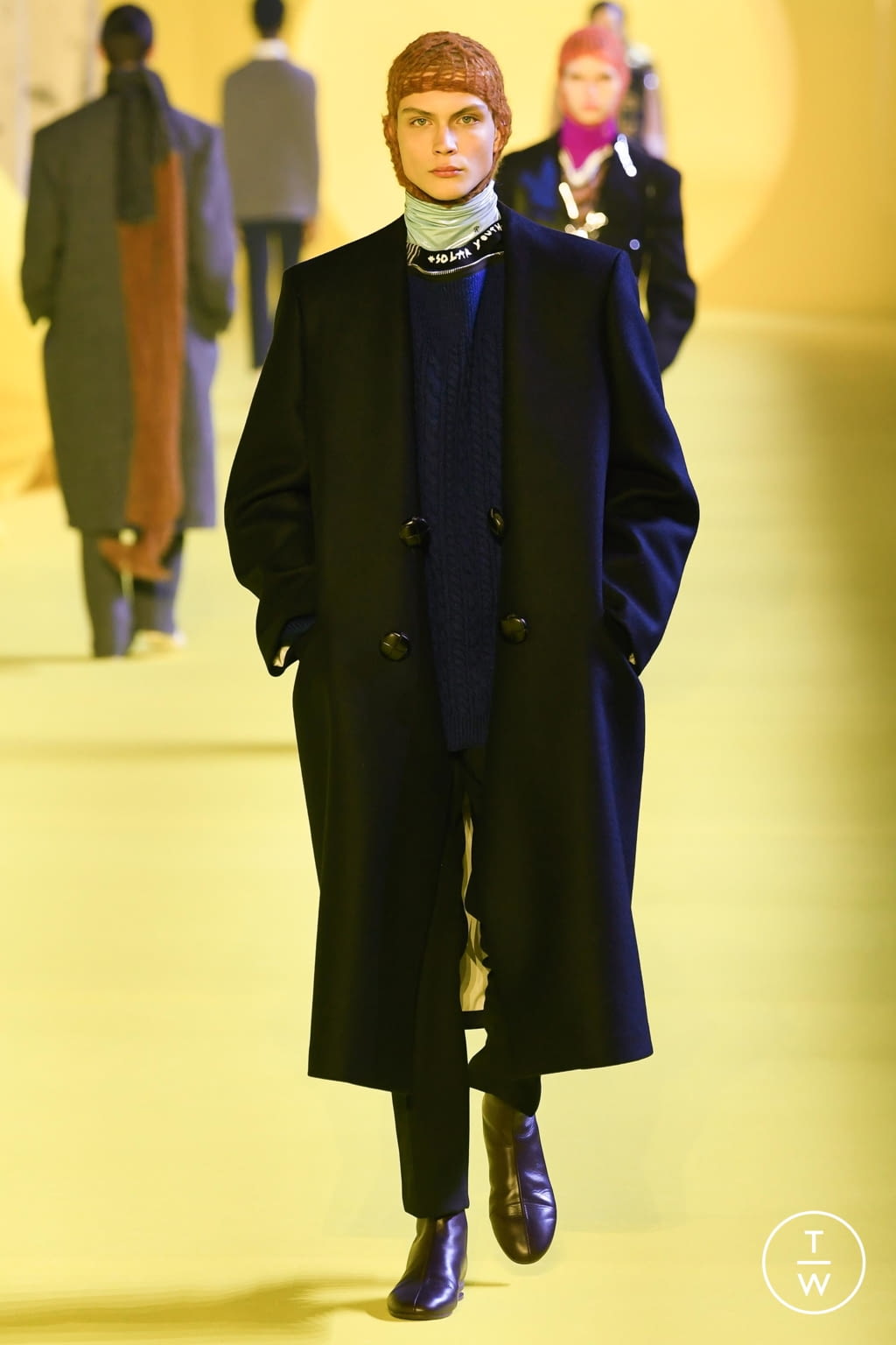 Fashion Week Paris Fall/Winter 2020 look 31 from the Raf Simons collection menswear