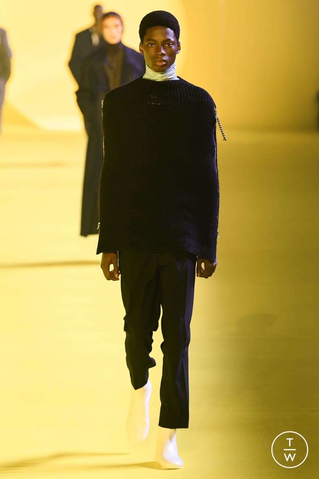 Fashion Week Paris Fall/Winter 2020 look 40 from the Raf Simons collection menswear
