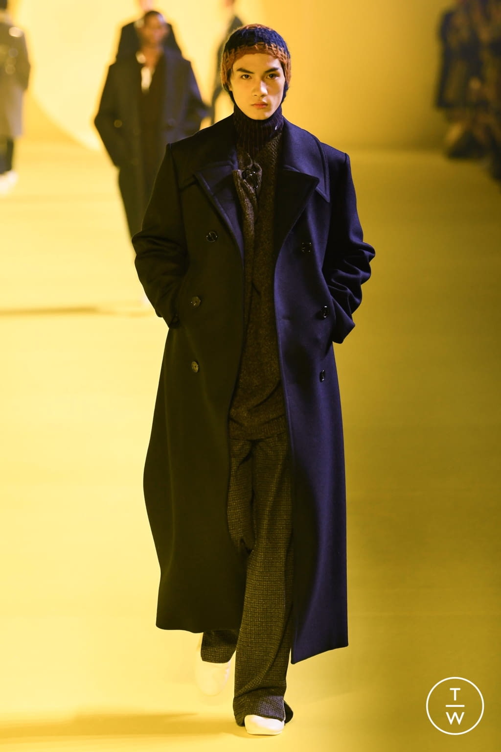 Fashion Week Paris Fall/Winter 2020 look 41 from the Raf Simons collection 男装