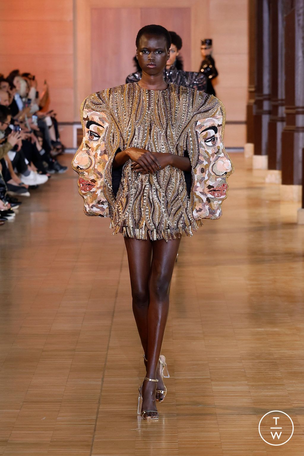 Fashion Week Paris Fall/Winter 2024 look 61 from the Rahul Mishra collection couture