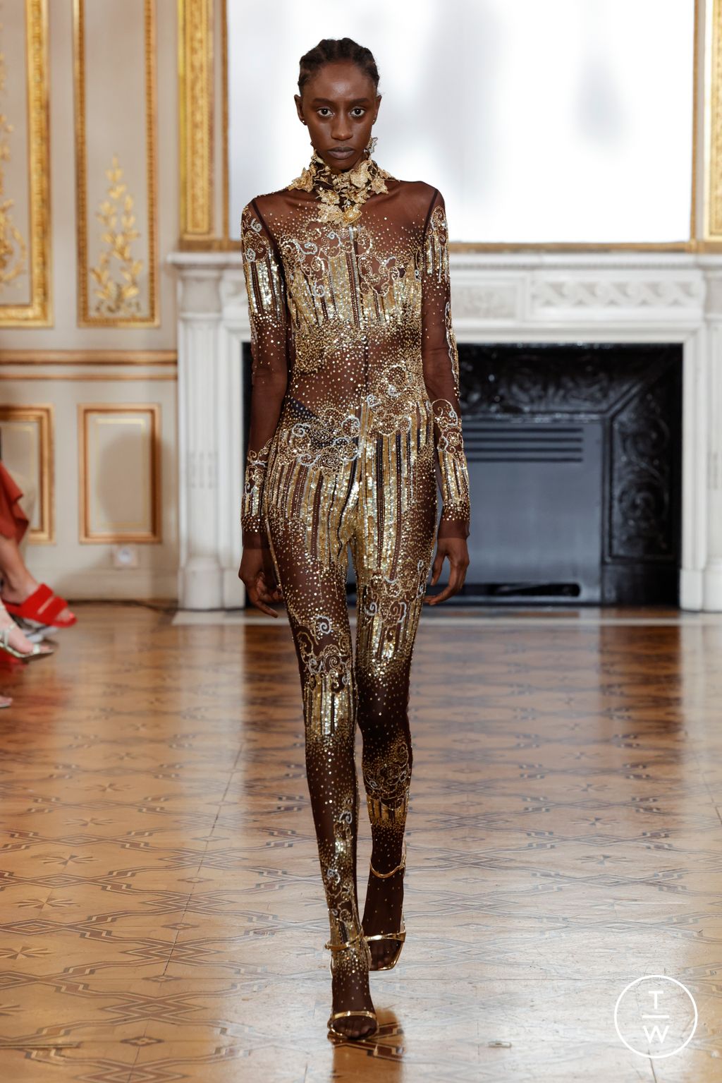 Fashion Week Paris Fall/Winter 2022 look 4 from the Rahul Mishra collection couture