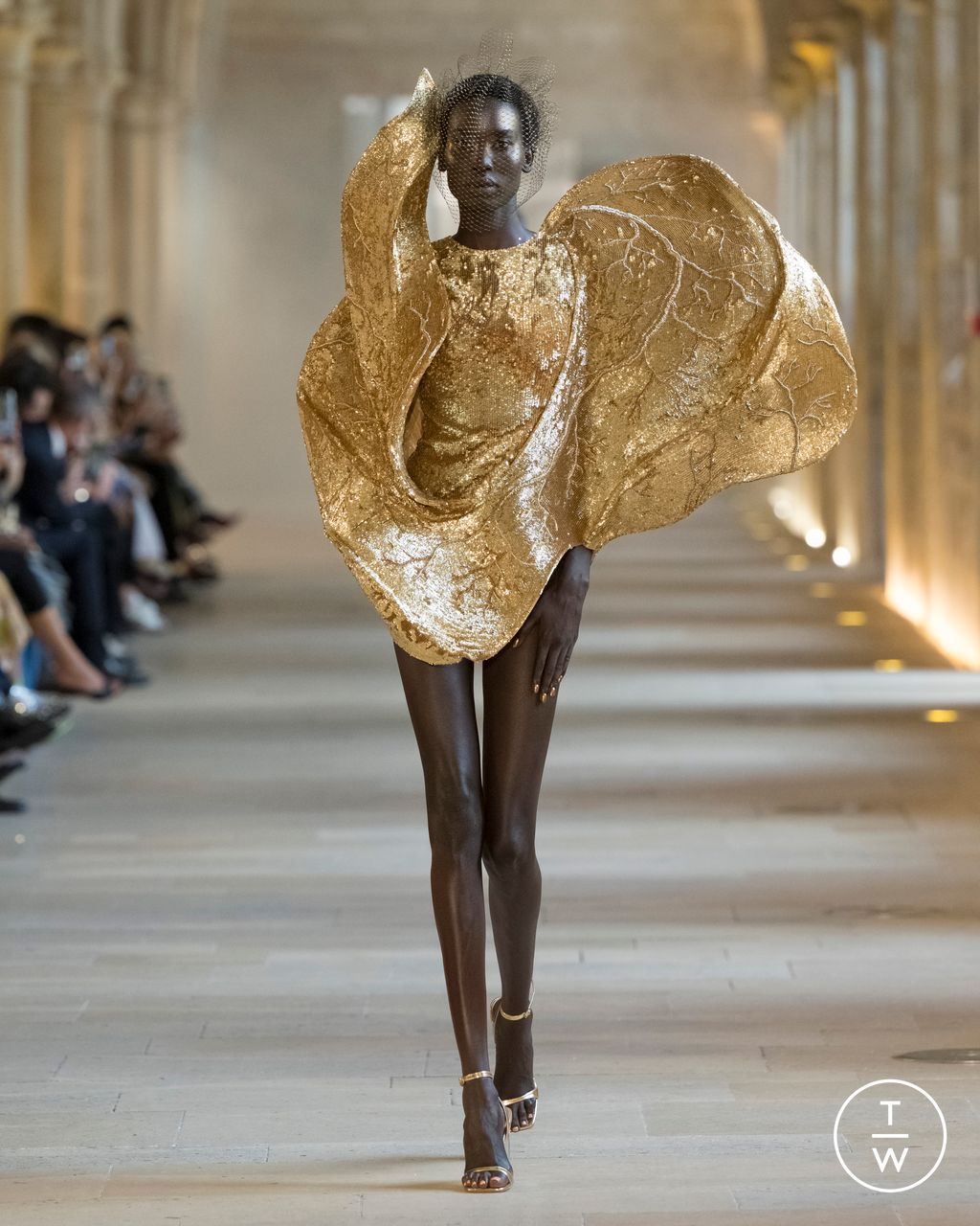 Fashion Week Paris Fall/Winter 2025 look 1 from the Rahul Mishra collection 高级定制