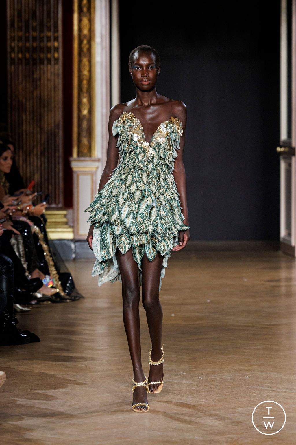Fashion Week Paris Spring/Summer 2023 look 14 from the Rahul Mishra collection couture