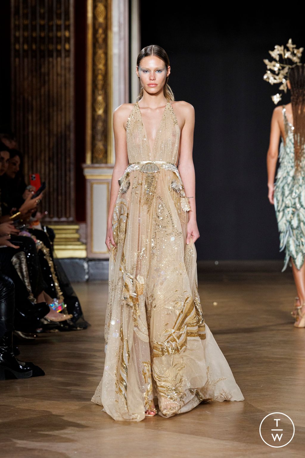 Fashion Week Paris Spring/Summer 2023 look 20 from the Rahul Mishra collection couture