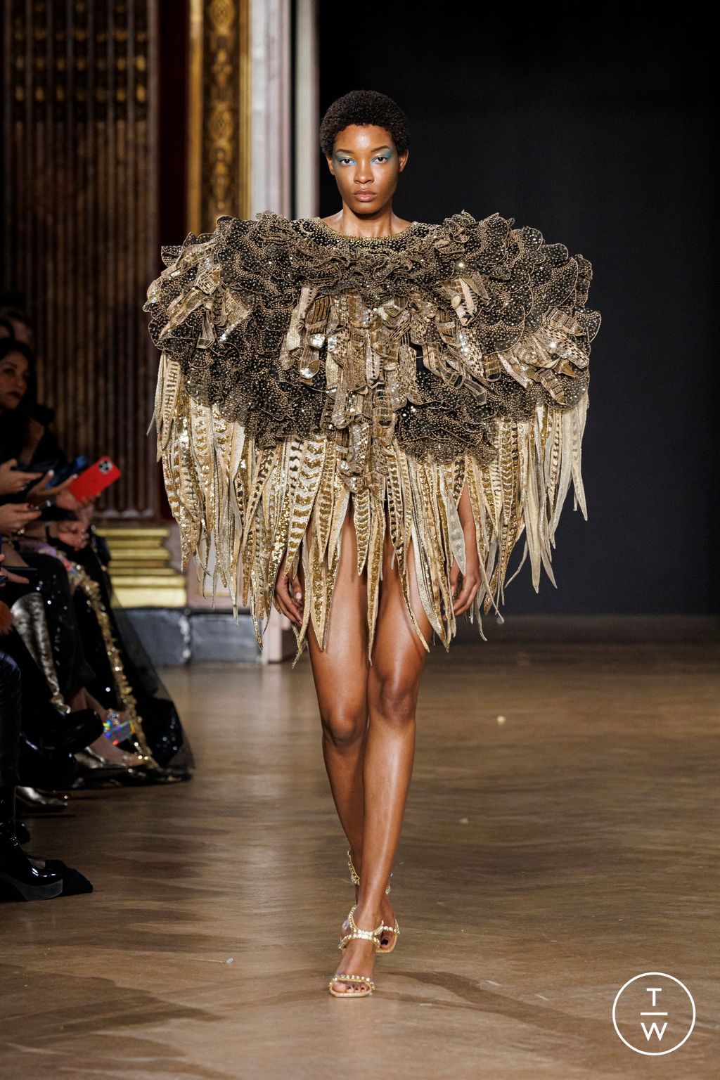 Fashion Week Paris Spring/Summer 2023 look 23 from the Rahul Mishra collection couture
