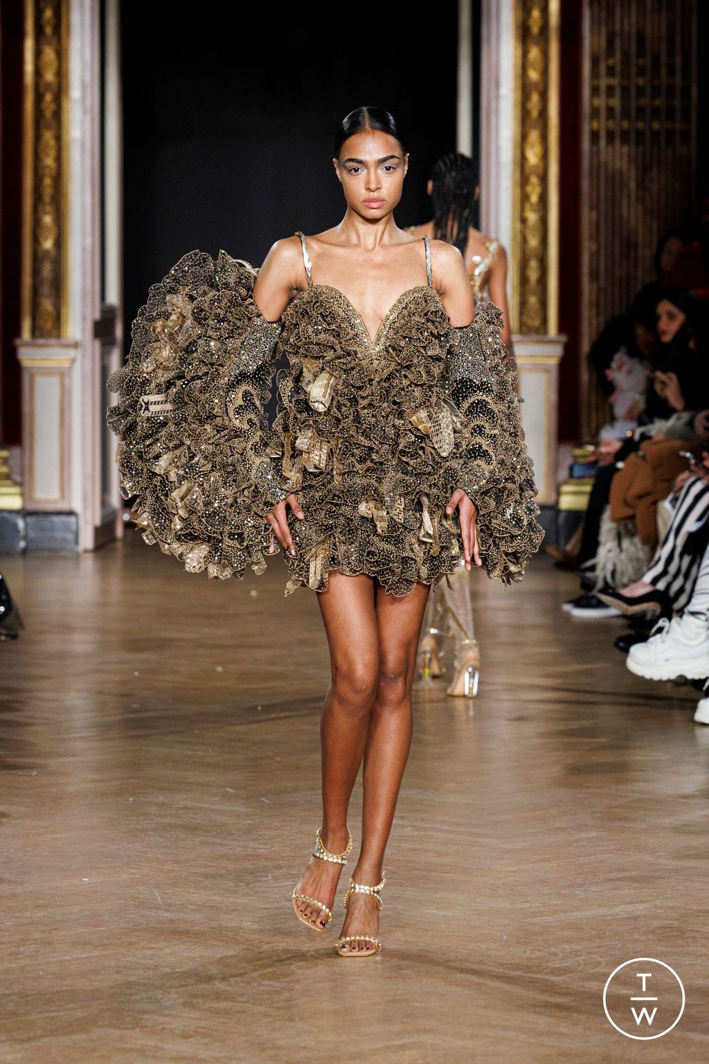Fashion Week Paris Spring/Summer 2023 look 25 from the Rahul Mishra collection couture