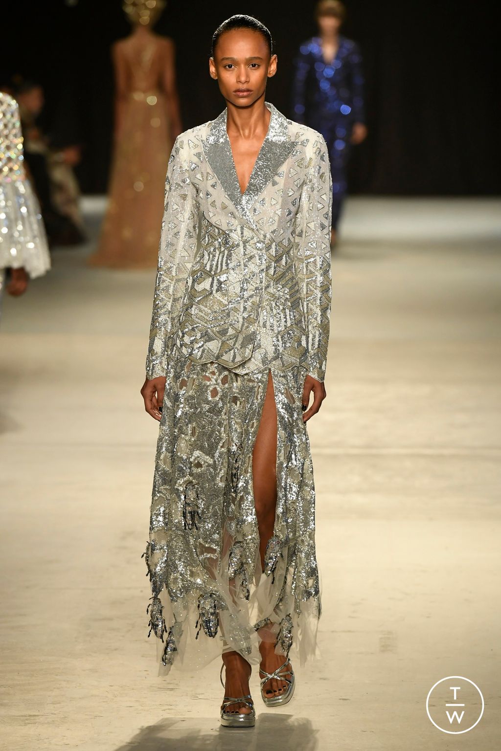Fashion Week Paris Spring/Summer 2024 look 31 from the Rahul Mishra collection 高级定制