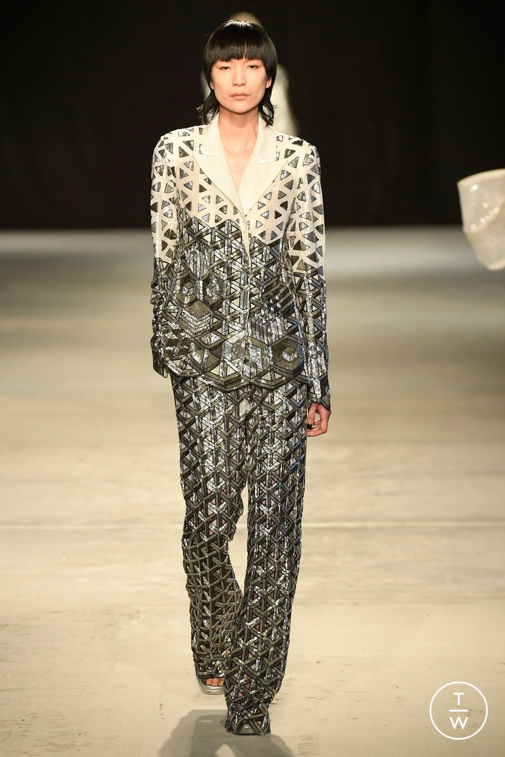 Fashion Week Paris Spring/Summer 2024 look 36 from the Rahul Mishra collection 高级定制