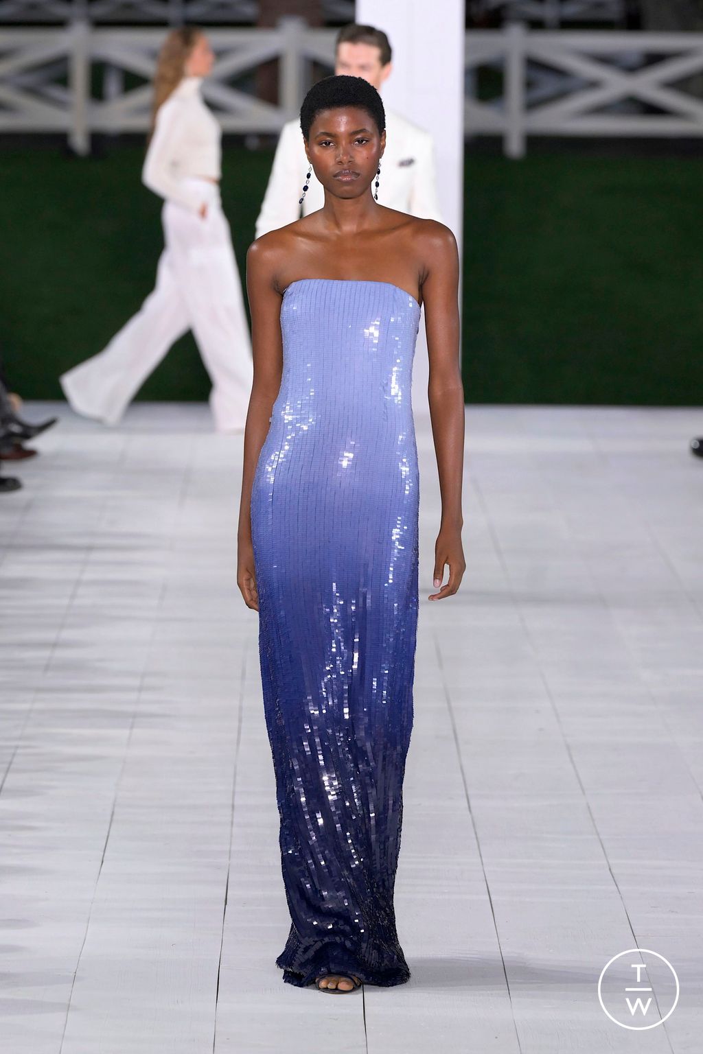 Fashion Week New York Spring/Summer 2025 look 8 from the Ralph Lauren collection womenswear