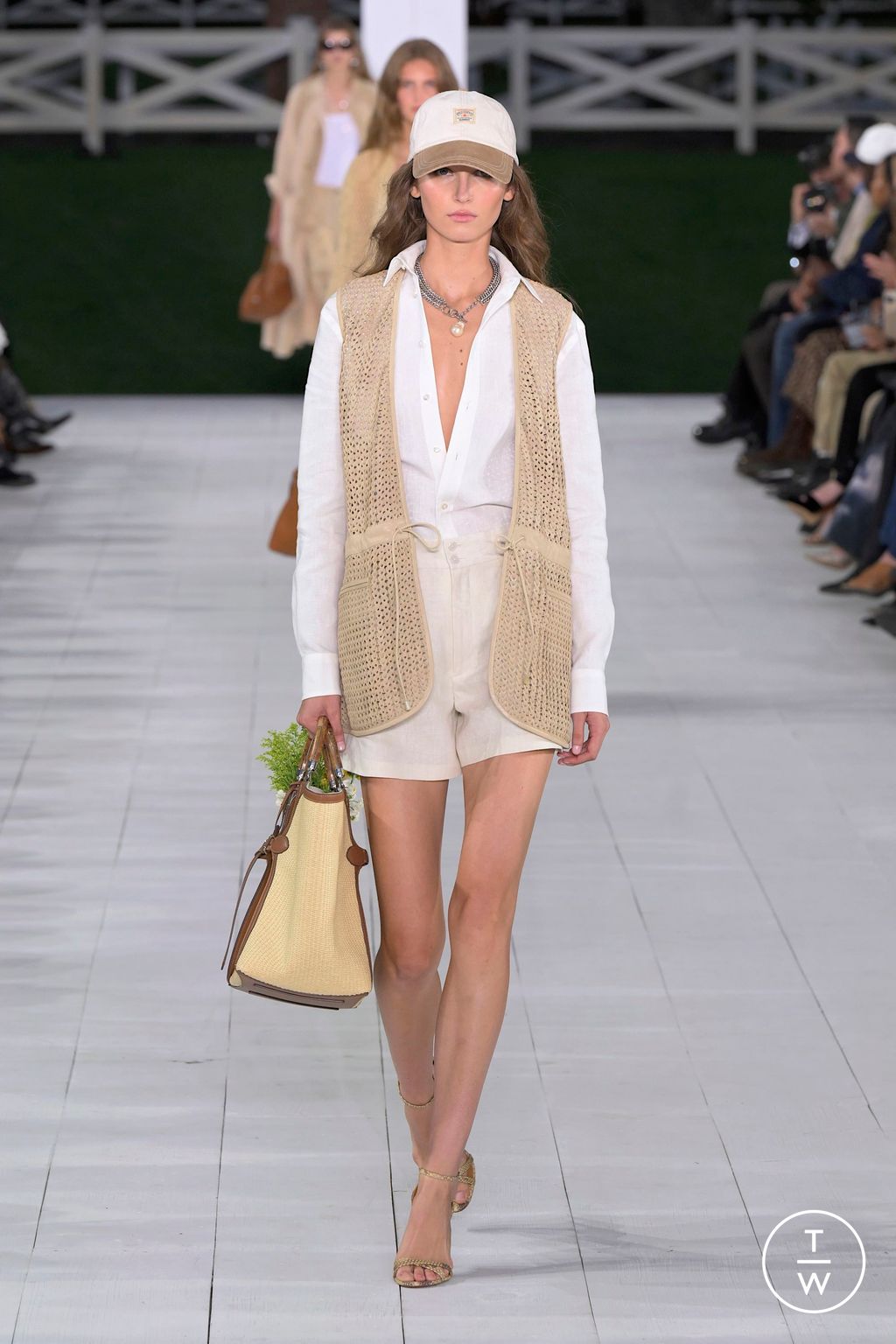 Fashion Week New York Spring/Summer 2025 look 11 from the Ralph Lauren collection womenswear