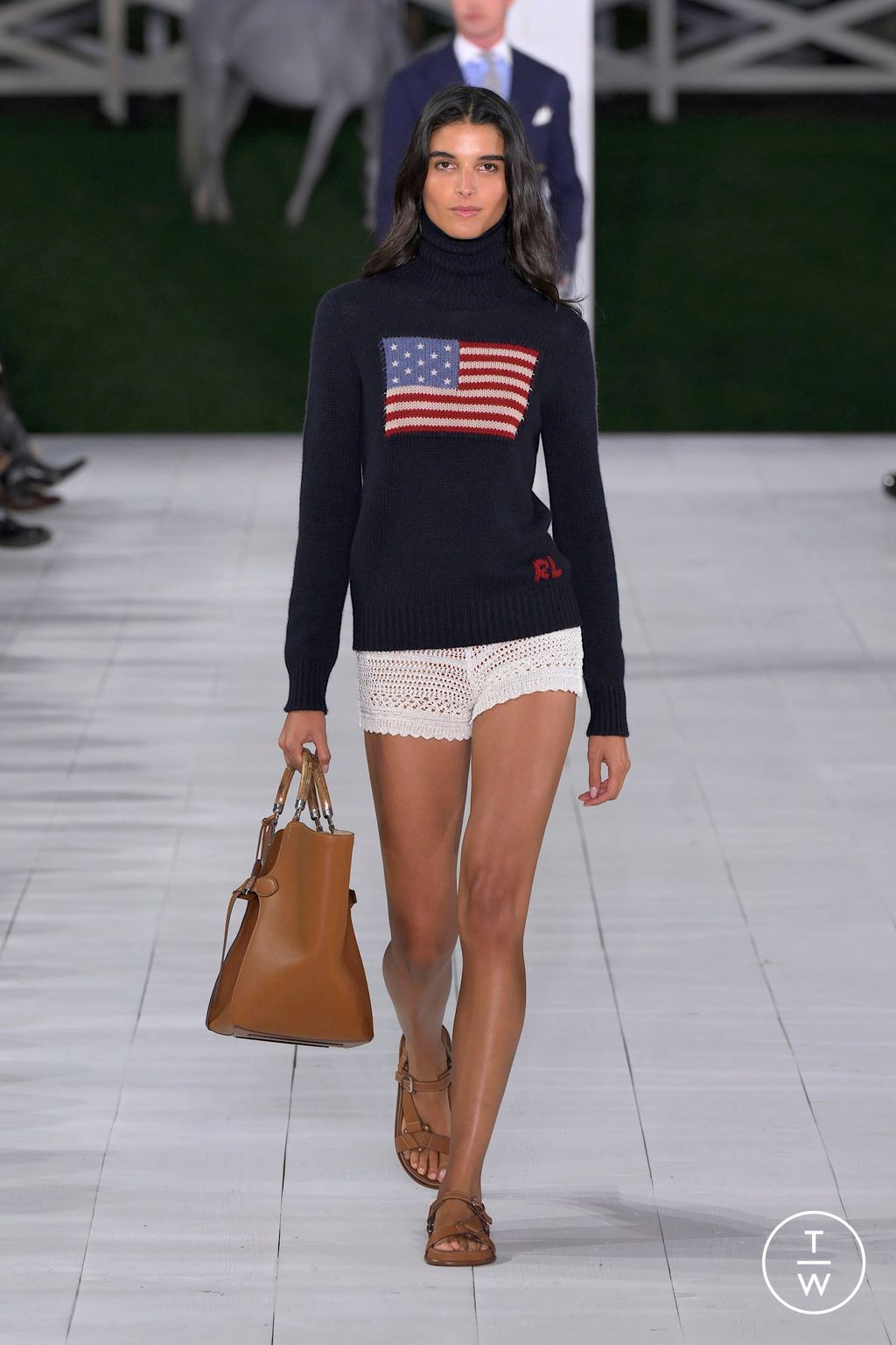 Fashion Week New York Spring/Summer 2025 look 29 de la collection Ralph Lauren womenswear