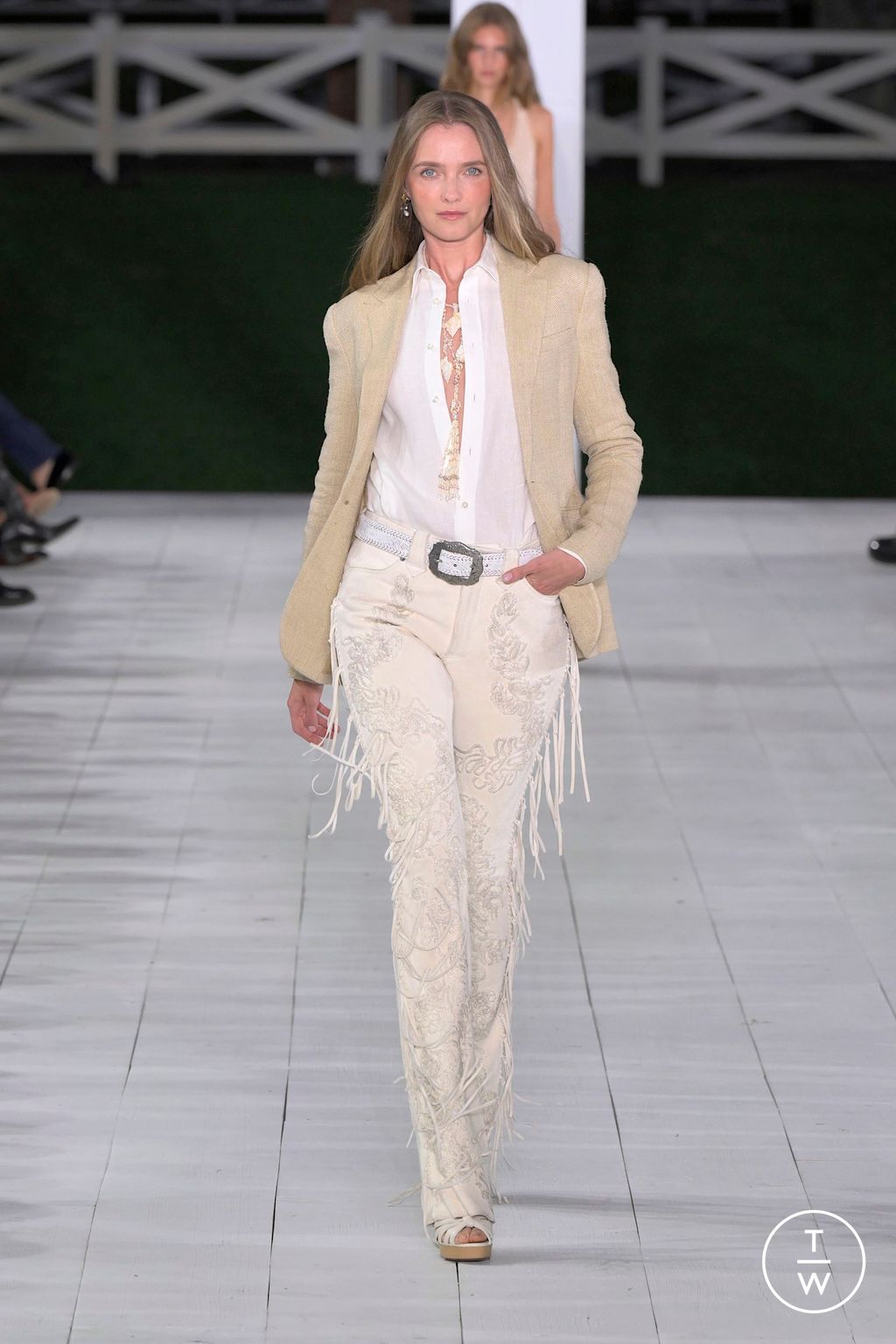 Fashion Week New York Spring/Summer 2025 look 47 de la collection Ralph Lauren womenswear