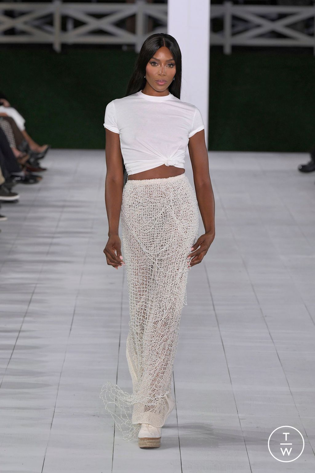 Fashion Week New York Spring-Summer 2025 look 52 from the Ralph Lauren collection womenswear