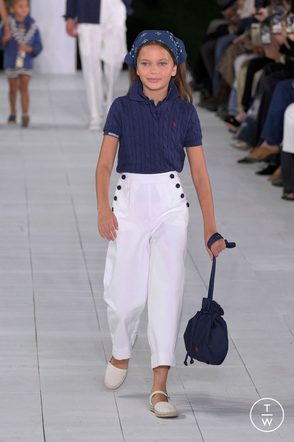 Fashion Week New York Spring/Summer 2025 look 65 from the Ralph Lauren collection womenswear