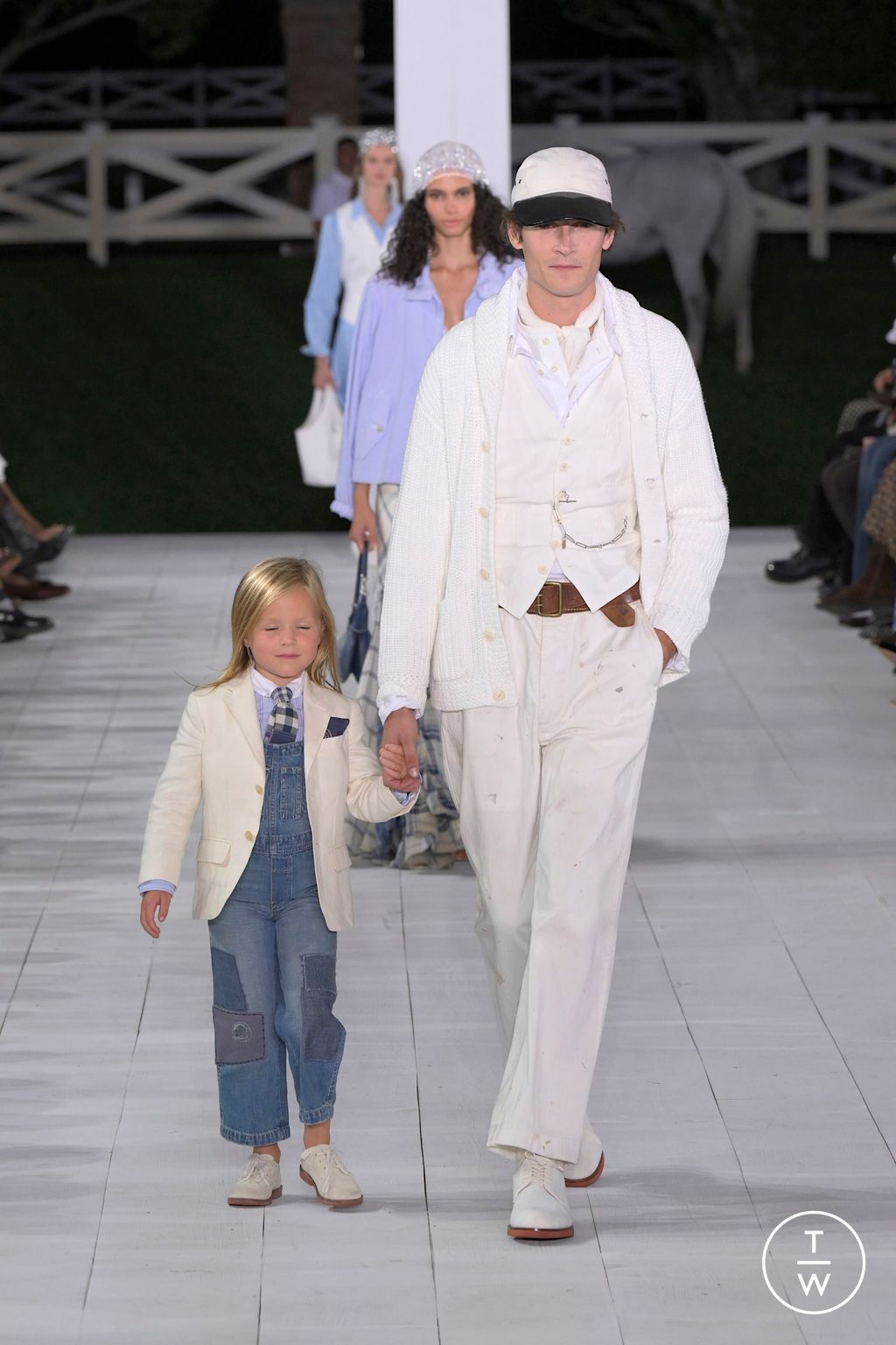Fashion Week New York Spring/Summer 2025 look 70 from the Ralph Lauren collection womenswear