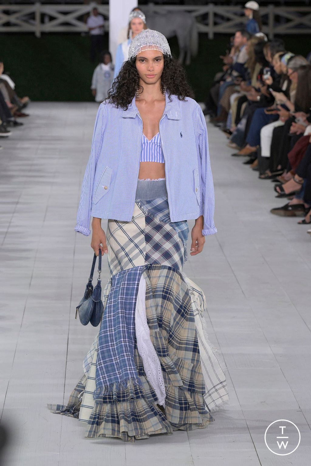 Fashion Week New York Spring-Summer 2025 look 71 from the Ralph Lauren collection womenswear