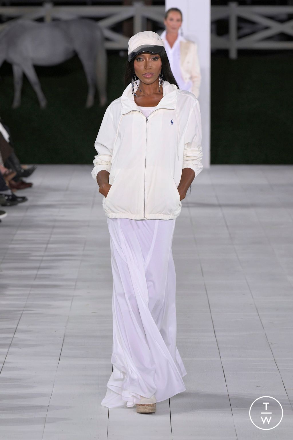 Fashion Week New York Spring/Summer 2025 look 81 from the Ralph Lauren collection womenswear