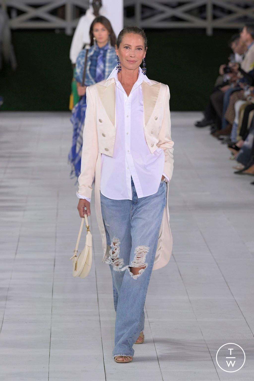 Fashion Week New York Spring/Summer 2025 look 82 from the Ralph Lauren collection womenswear
