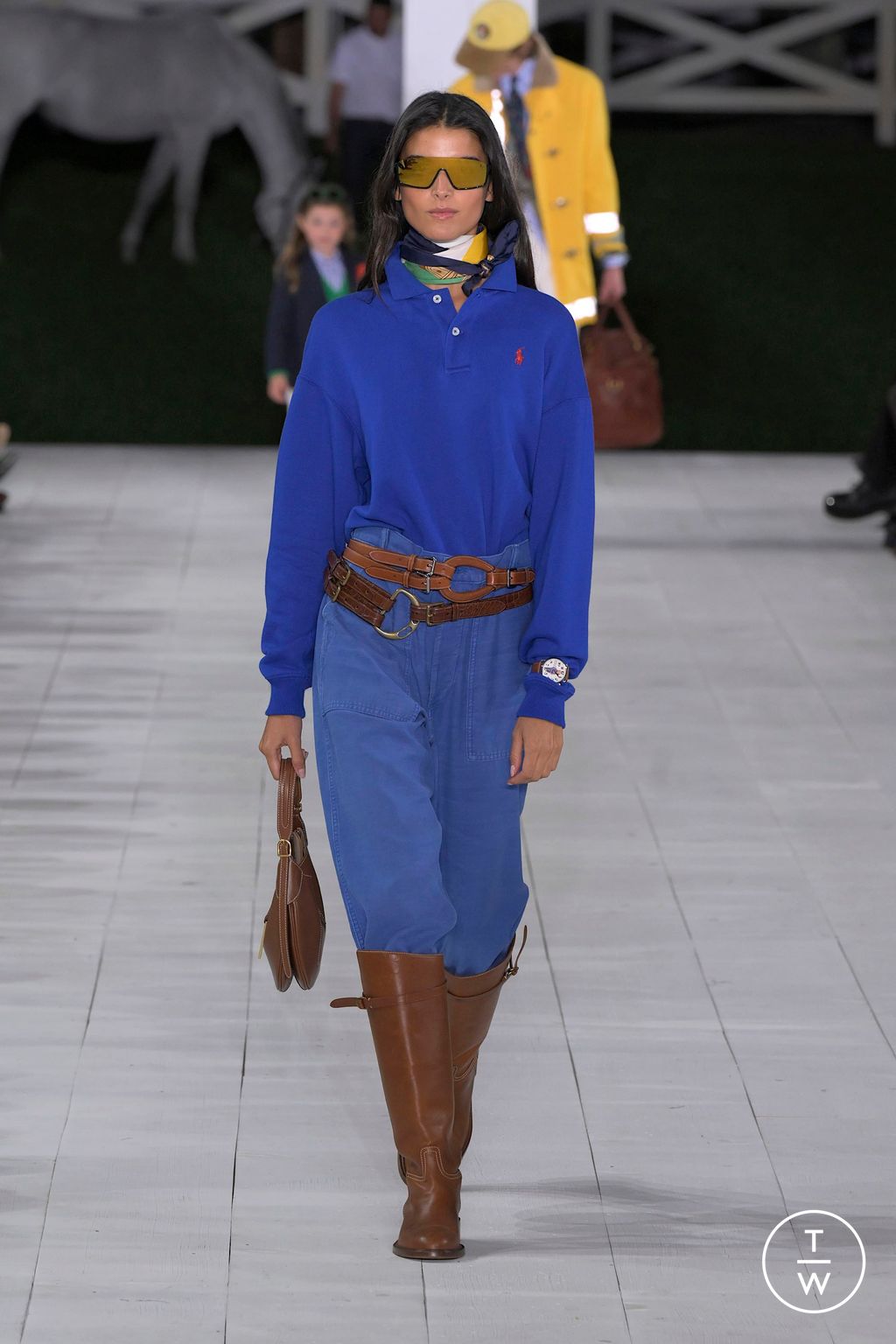 Fashion Week New York Spring/Summer 2025 look 86 de la collection Ralph Lauren womenswear