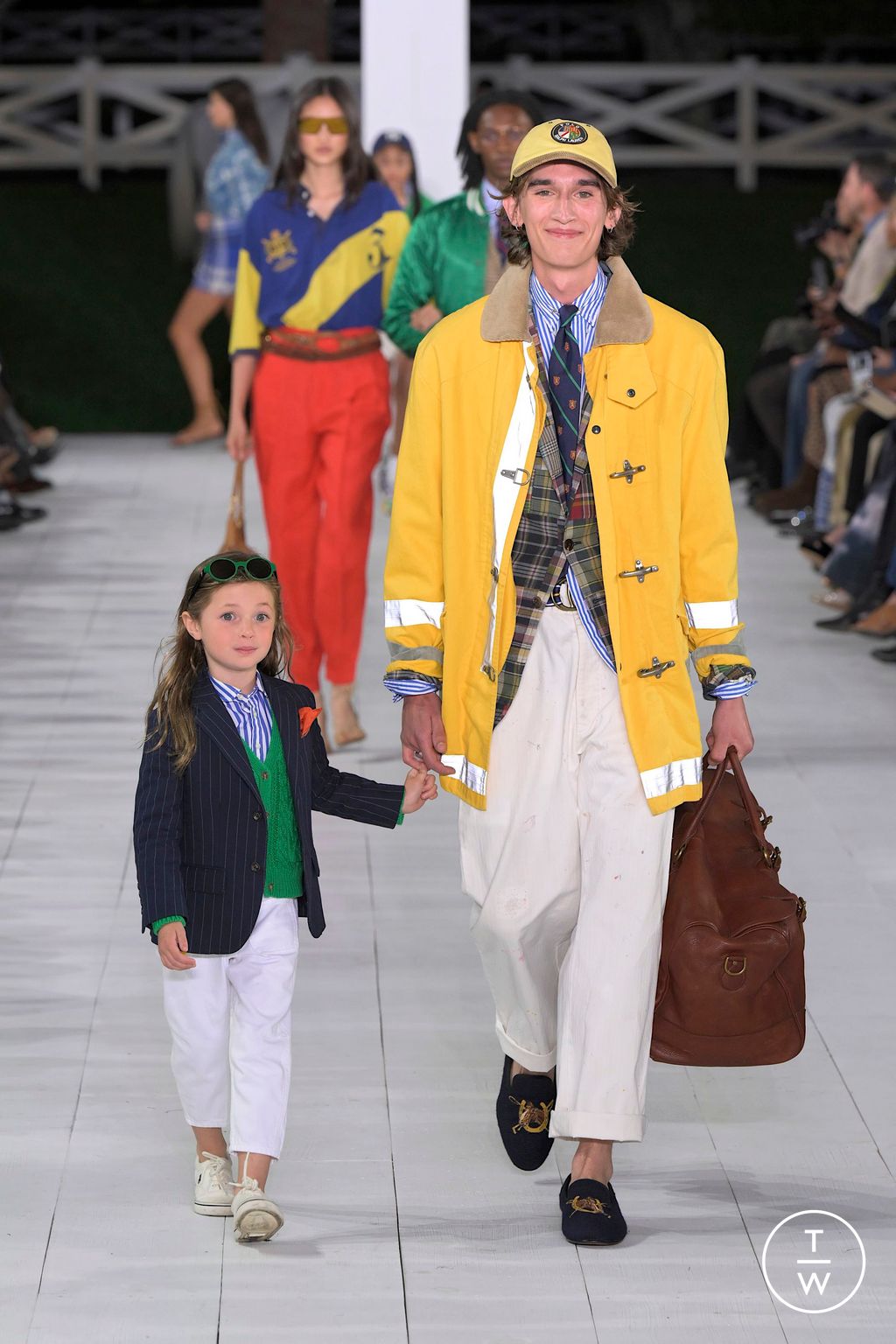 Fashion Week New York Spring/Summer 2025 look 87 from the Ralph Lauren collection womenswear
