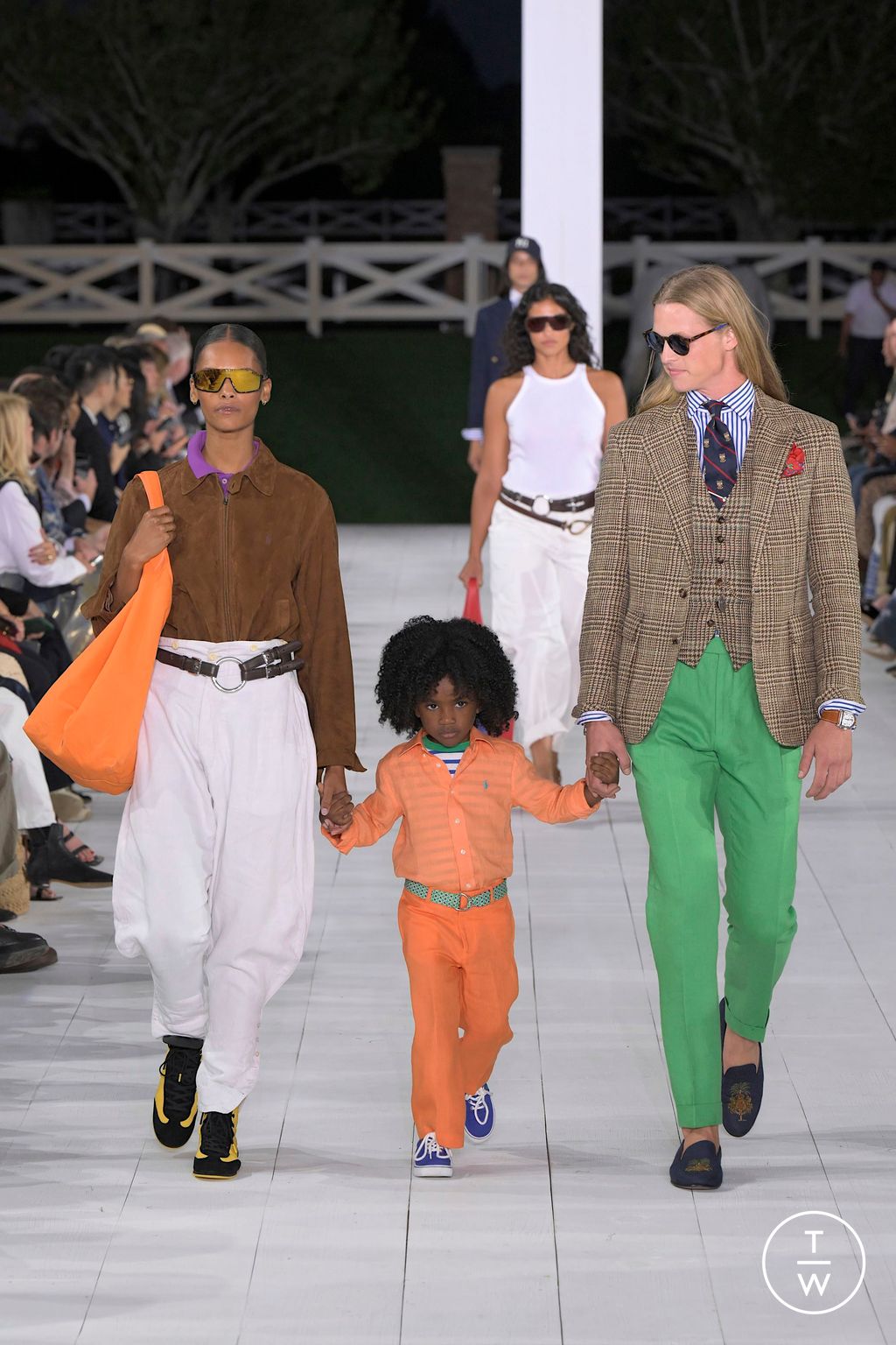Fashion Week New York Spring/Summer 2025 look 94 from the Ralph Lauren collection womenswear