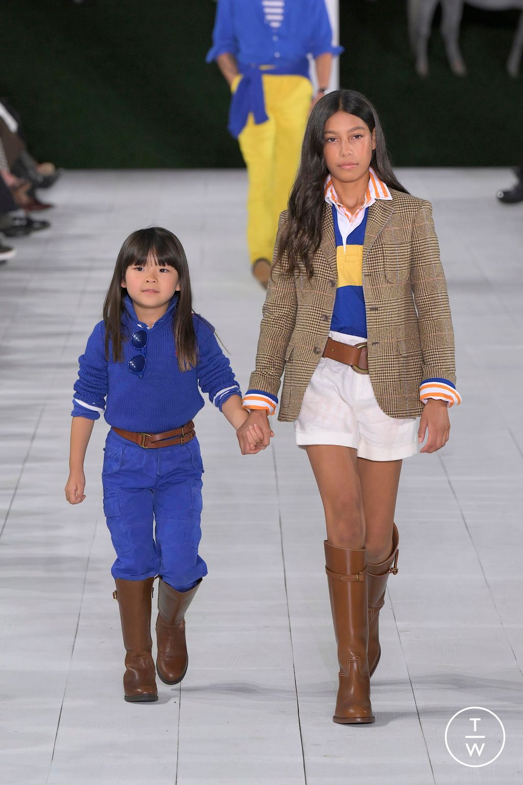 Fashion Week New York Spring/Summer 2025 look 97 from the Ralph Lauren collection womenswear