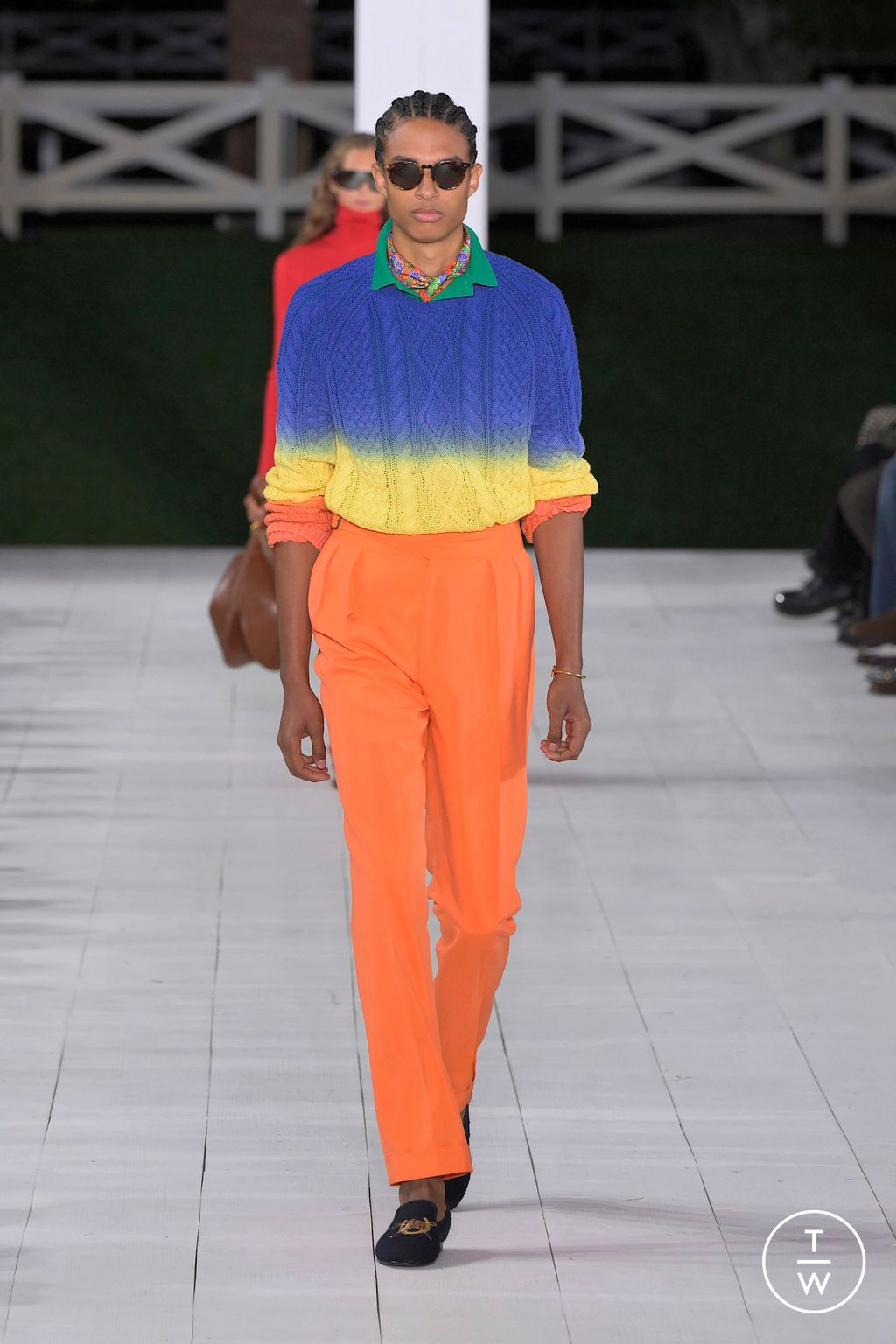 Fashion Week New York Spring/Summer 2025 look 102 from the Ralph Lauren collection womenswear