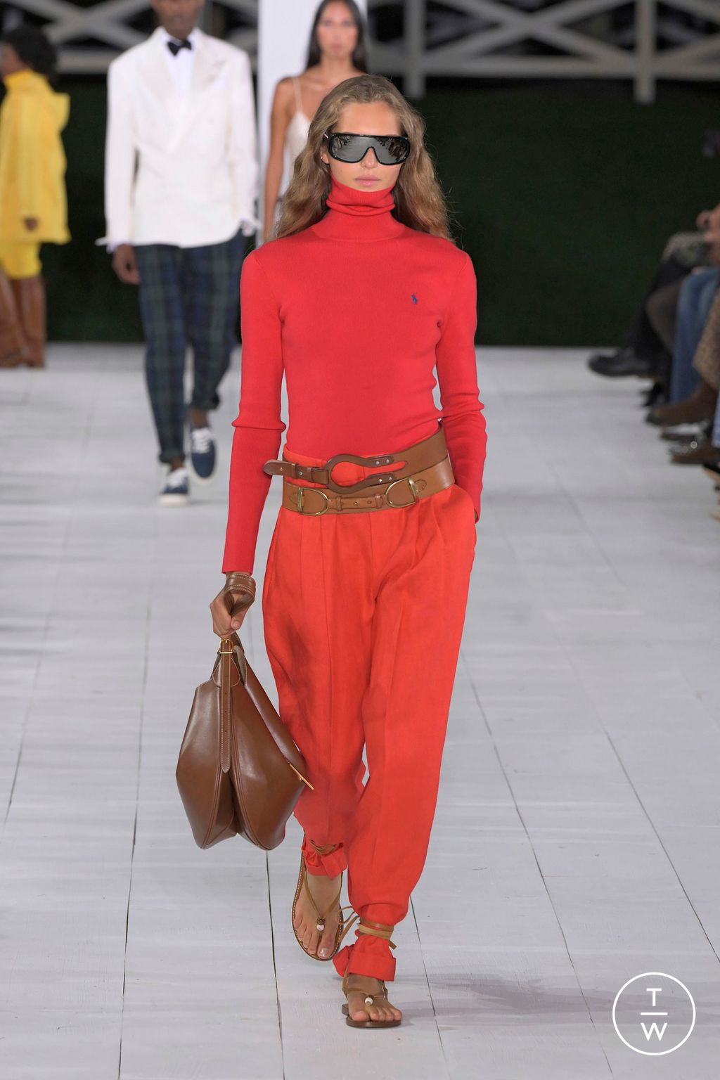 Fashion Week New York Spring/Summer 2025 look 103 from the Ralph Lauren collection womenswear