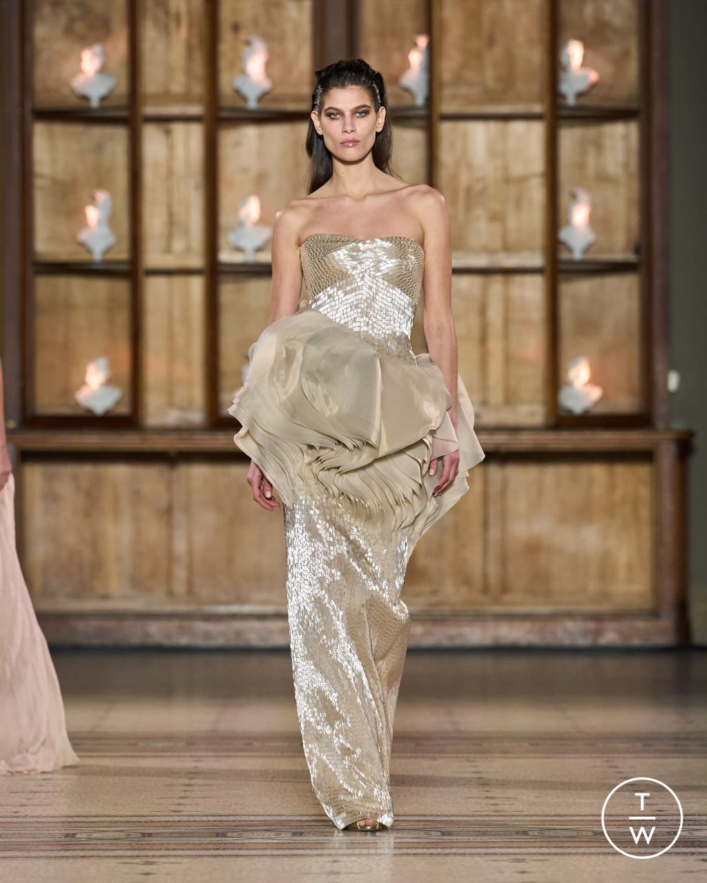 Fashion Week Paris Spring/Summer 2023 look 6 from the Rami Al Ali collection couture