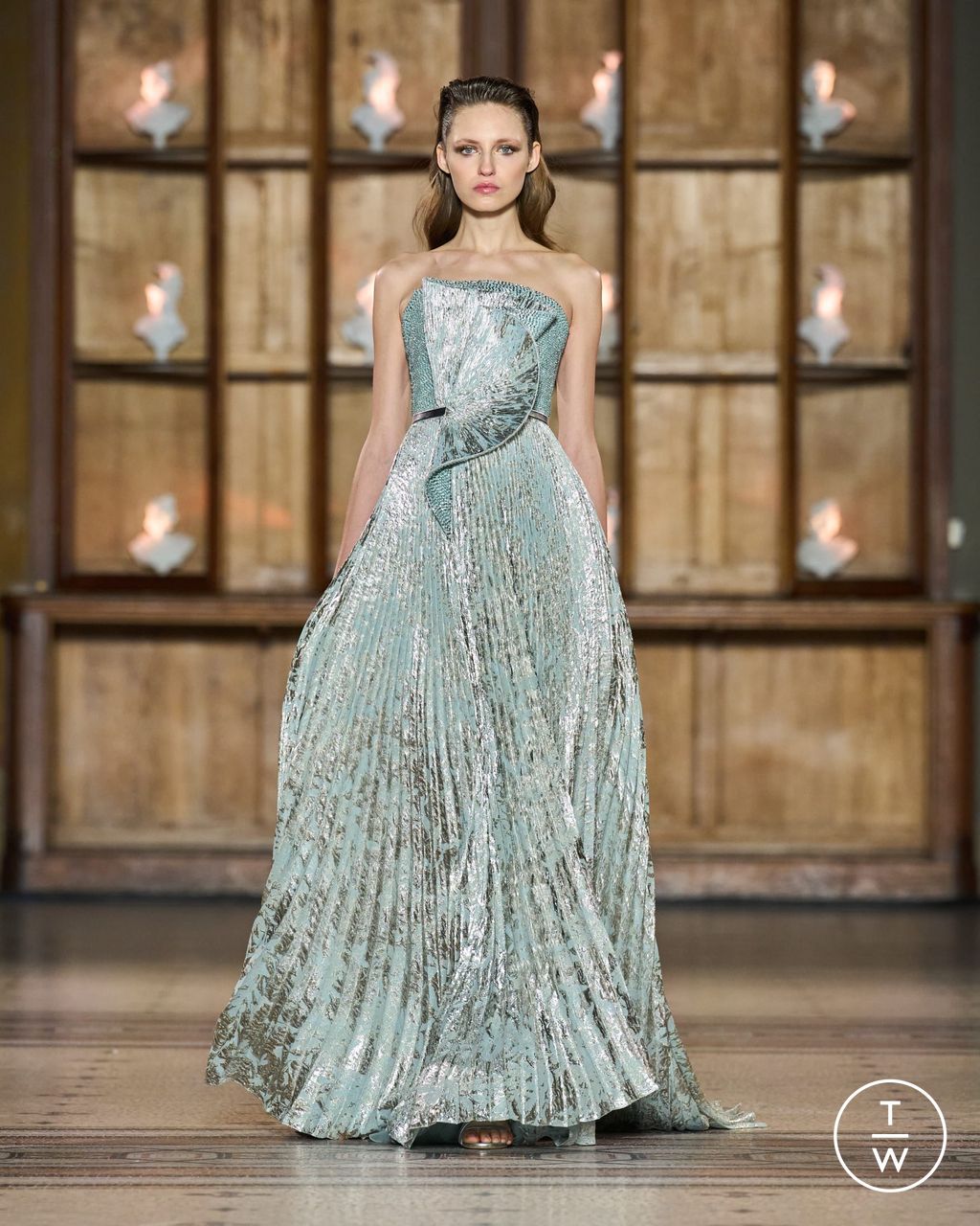 Fashion Week Paris Spring/Summer 2023 look 7 from the Rami Al Ali collection couture