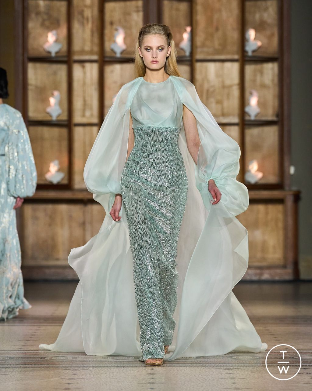 Fashion Week Paris Spring/Summer 2023 look 10 from the Rami Al Ali collection couture
