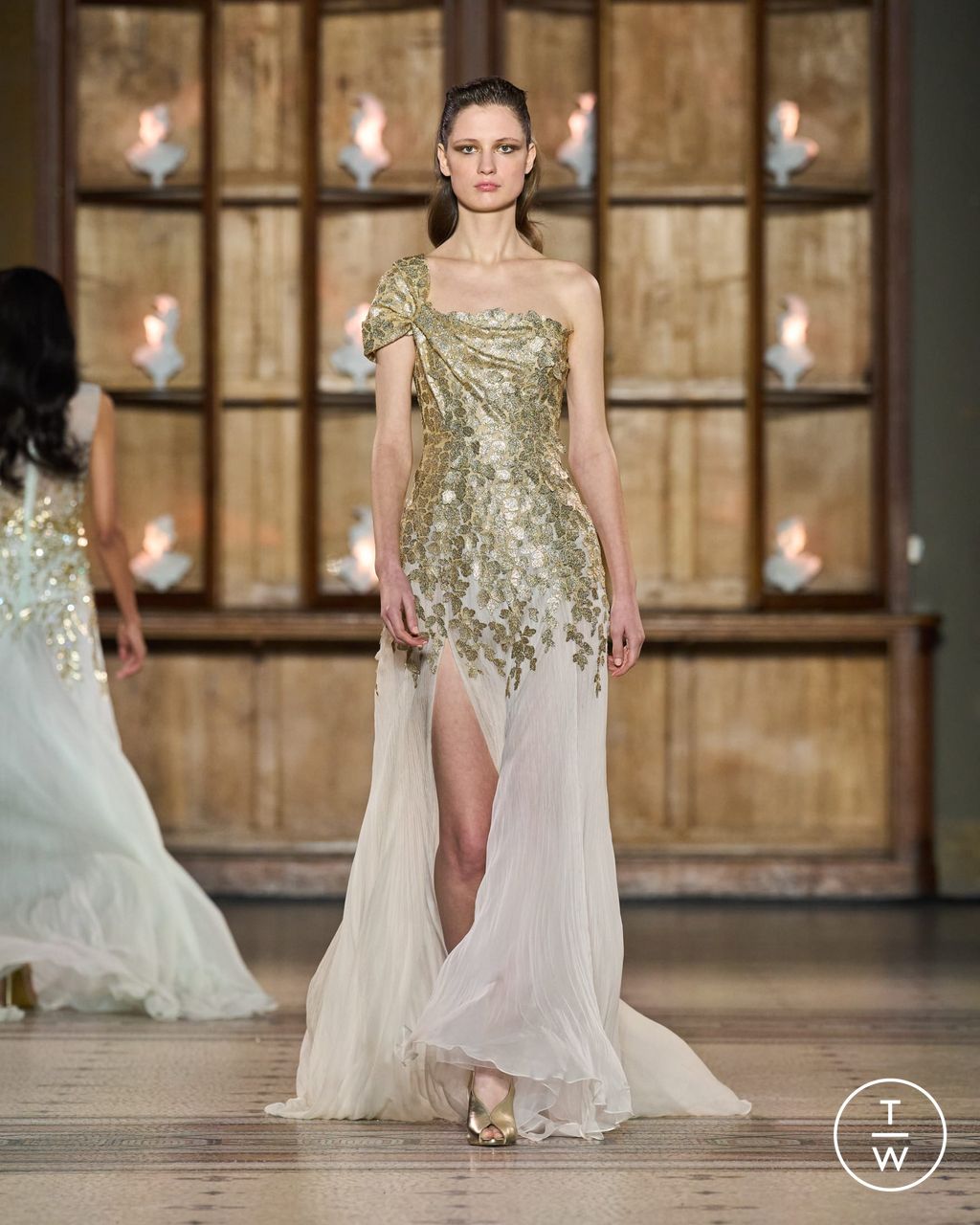 Fashion Week Paris Spring/Summer 2023 look 12 from the Rami Al Ali collection couture