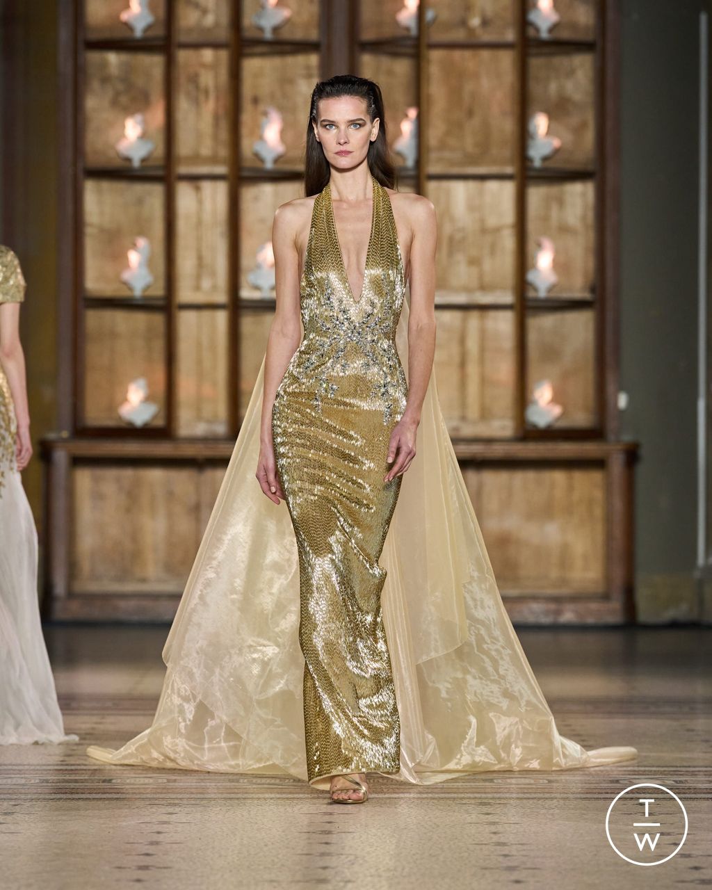 Fashion Week Paris Spring/Summer 2023 look 13 from the Rami Al Ali collection couture