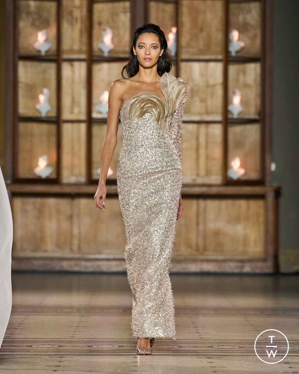 Fashion Week Paris Spring/Summer 2023 look 15 from the Rami Al Ali collection couture