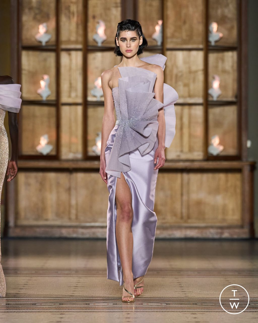 Fashion Week Paris Spring/Summer 2023 look 24 from the Rami Al Ali collection couture