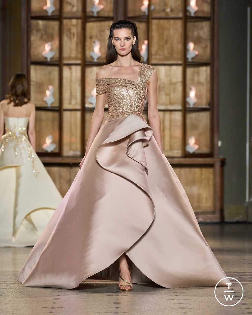Fashion Week Paris Spring/Summer 2023 look 28 from the Rami Al Ali collection couture