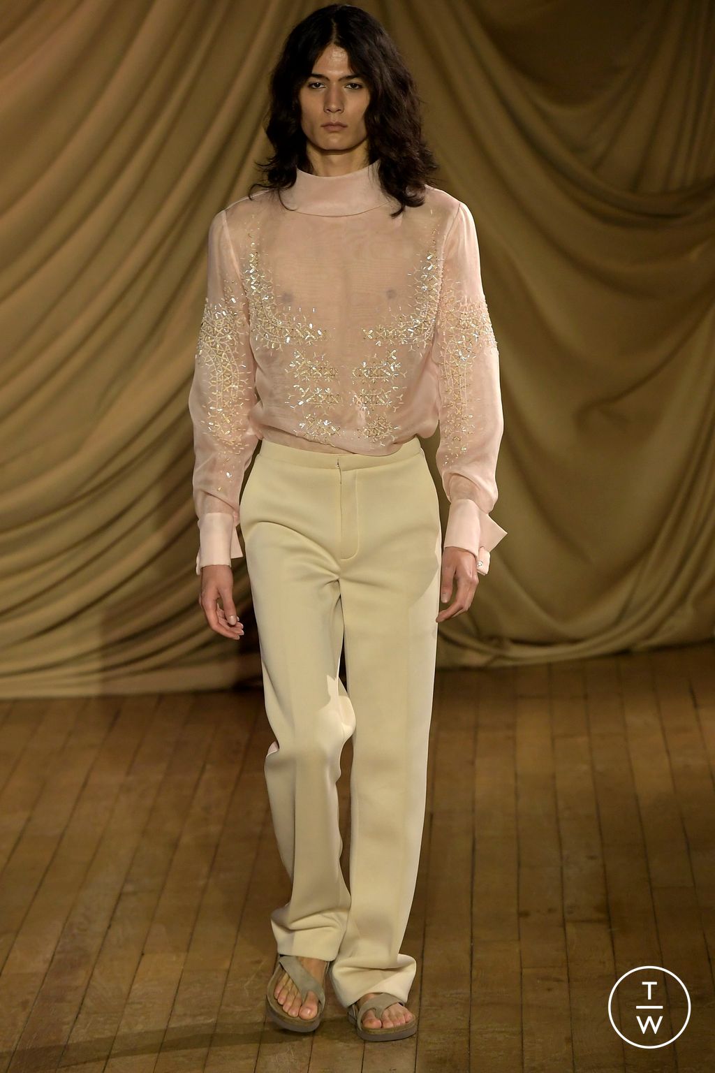 Fashion Week Paris Spring/Summer 2024 look 6 from the Rami Al Ali collection couture