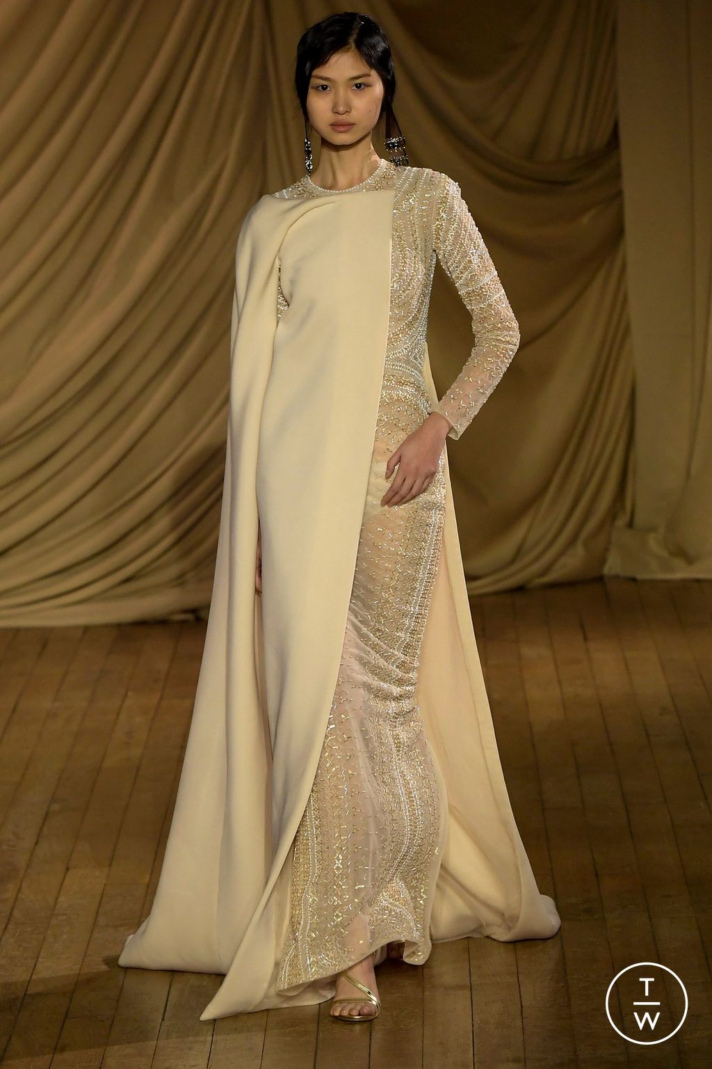 Fashion Week Paris Spring/Summer 2024 look 14 from the Rami Al Ali collection couture