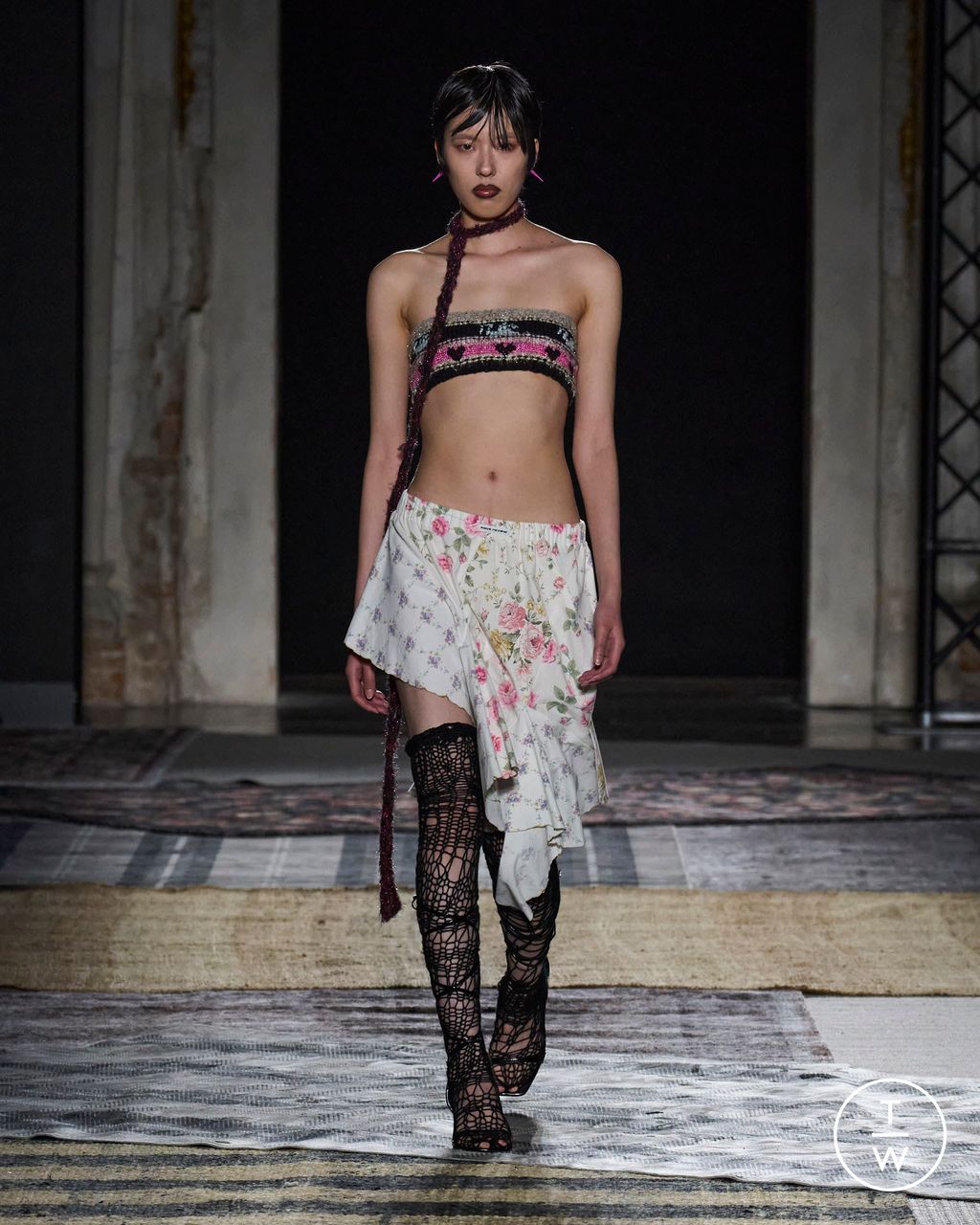 Fashion Week Milan Spring/Summer 2024 look 14 from the RAVE REVIEW collection 女装