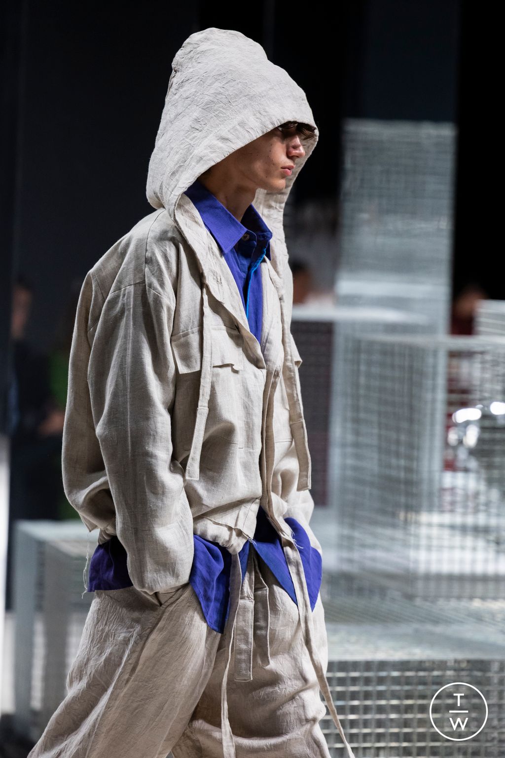 Fashion Week Paris Spring/Summer 2025 look 23 from the RBA New York - Saudi 100 collection menswear