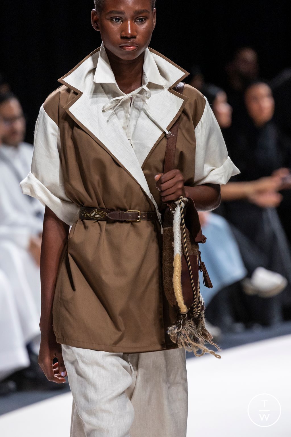 Fashion Week Paris Spring/Summer 2025 look 24 from the RBA New York - Saudi 100 collection menswear