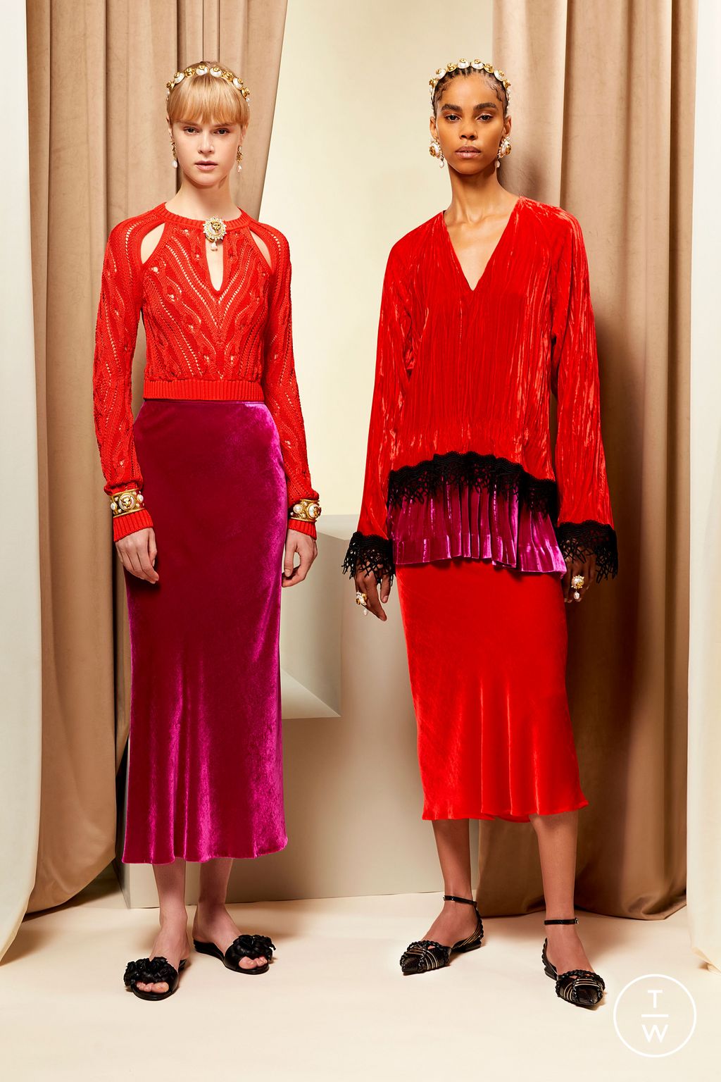 Fashion Week Milan Resort 2023 look 18 de la collection Roberto Cavalli womenswear