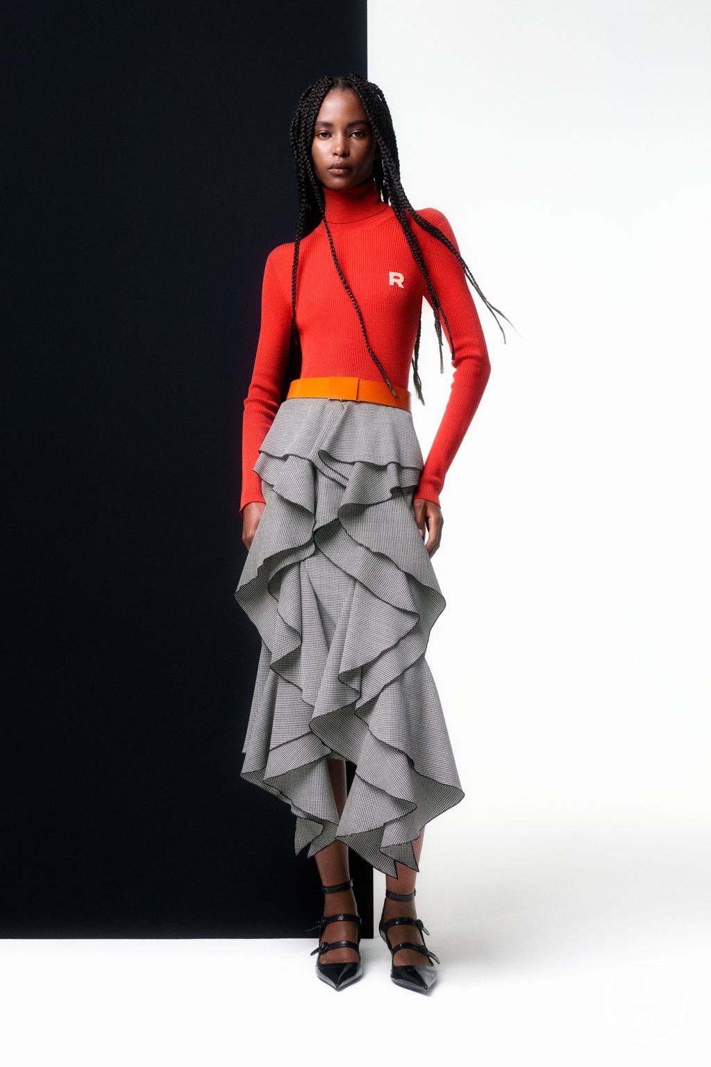Fashion Week Paris Pre-Fall 2023 look 3 de la collection Rochas womenswear