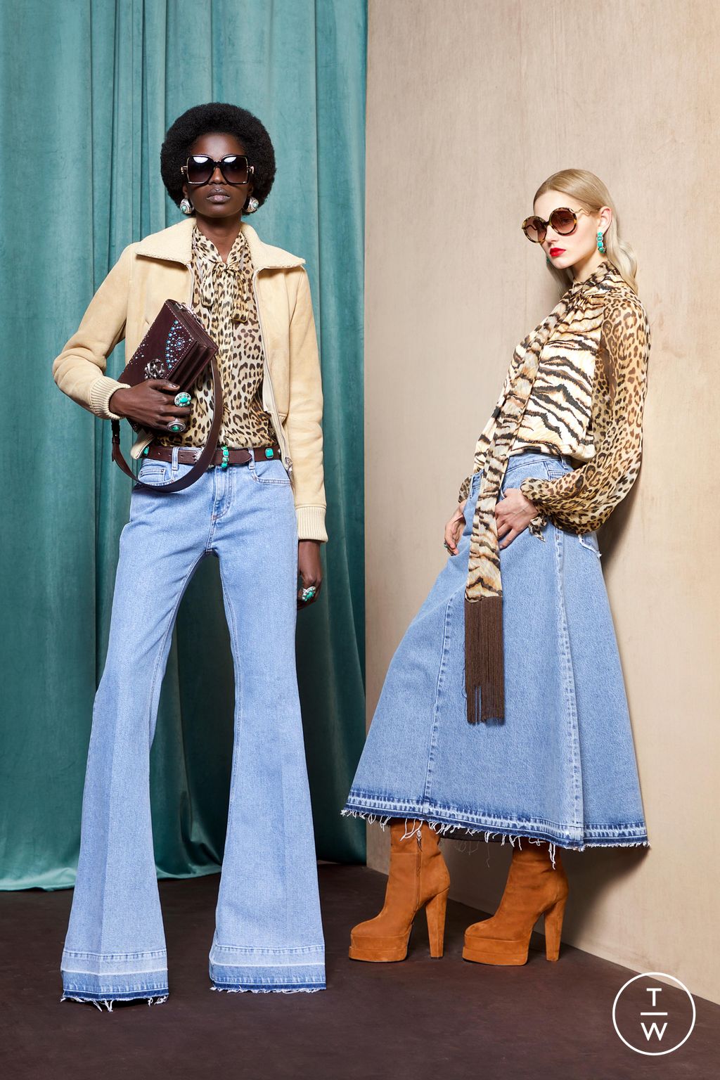 Fashion Week Milan Pre-Fall 2023 look 16 from the Roberto Cavalli collection 女装