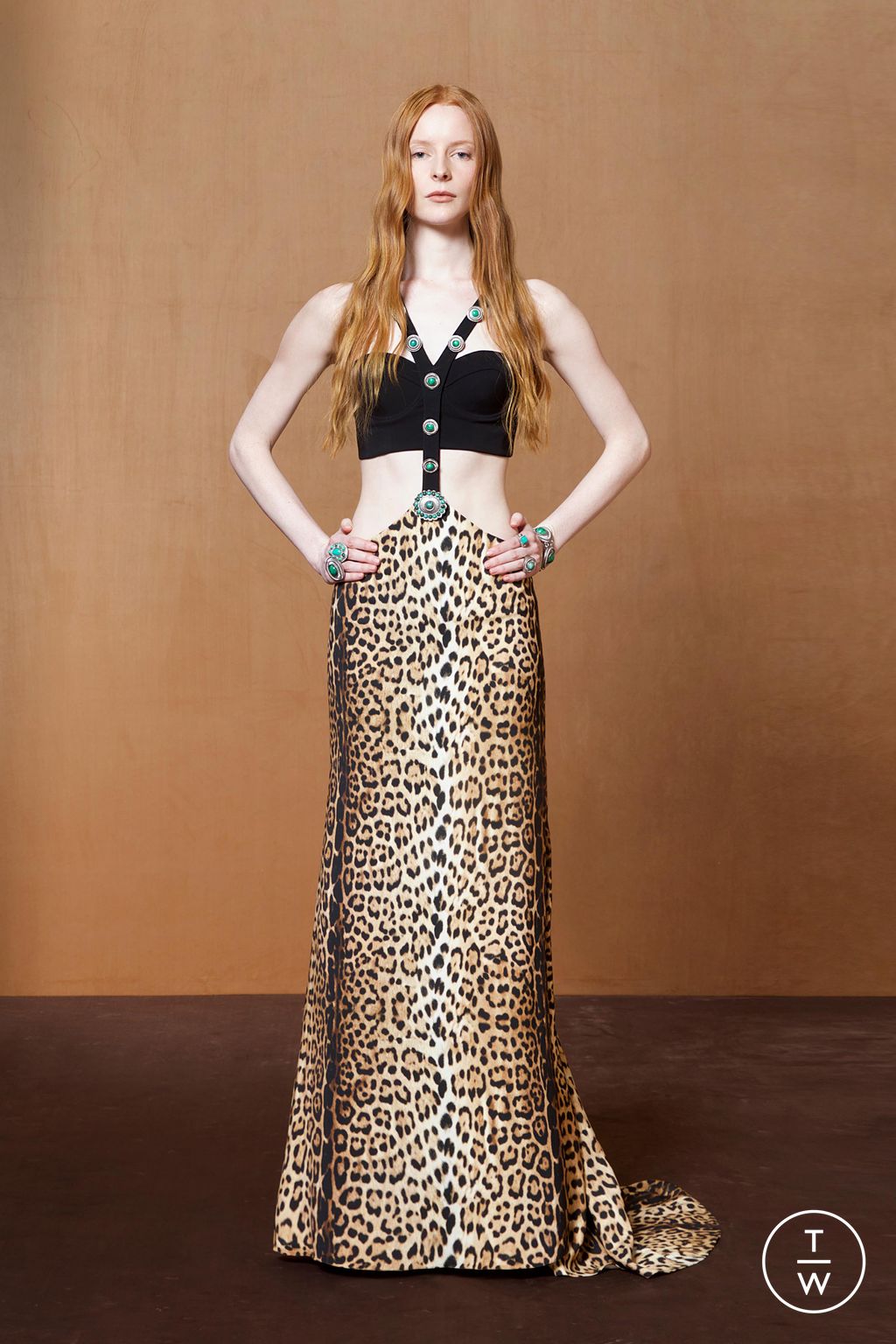Fashion Week Milan Pre-Fall 2023 look 17 from the Roberto Cavalli collection 女装