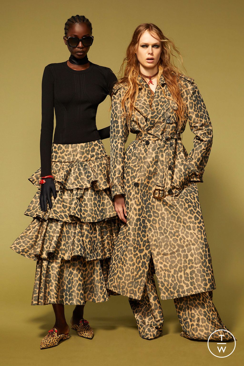 Fashion Week Milan Resort 2024 look 30 de la collection Roberto Cavalli womenswear