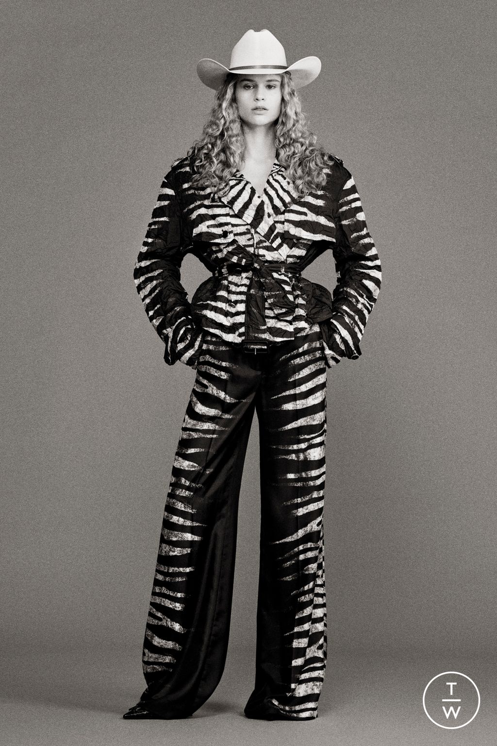 Fashion Week Milan Resort 2025 look 9 from the Roberto Cavalli collection womenswear