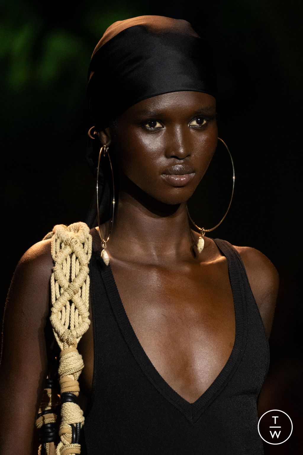 Fashion Week Milan Spring/Summer 2024 look 23 from the Roberto Cavalli collection womenswear accessories