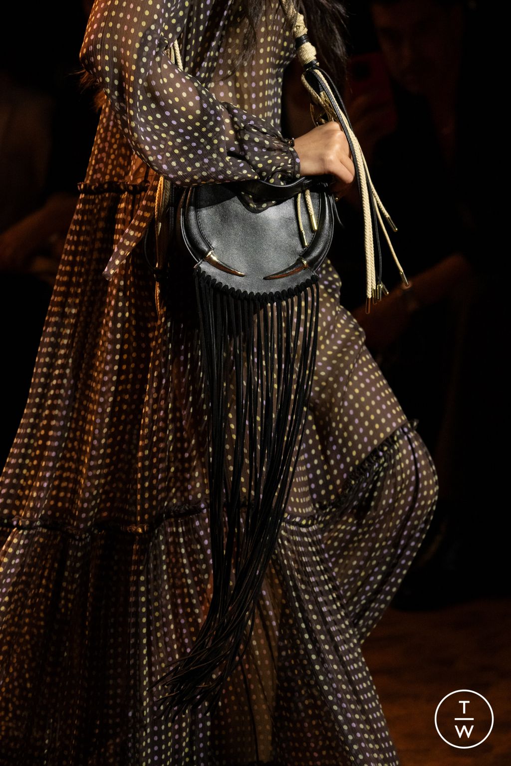 Fashion Week Milan Spring/Summer 2024 look 5 from the Roberto Cavalli collection womenswear accessories