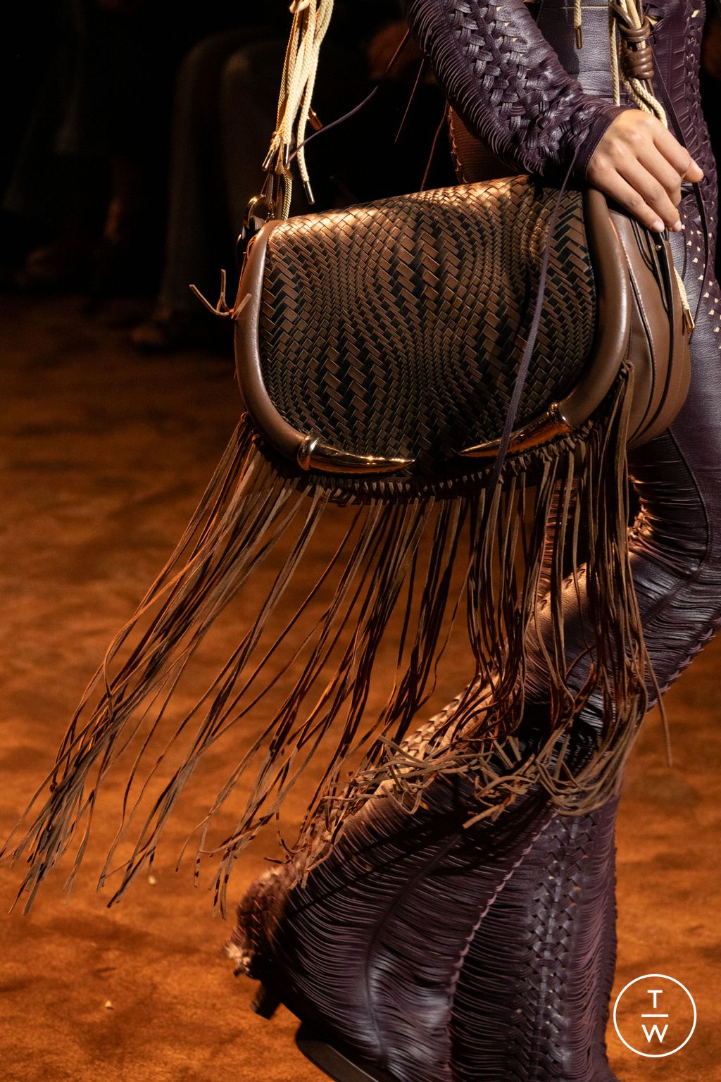 Fashion Week Milan Spring/Summer 2024 look 6 from the Roberto Cavalli collection womenswear accessories